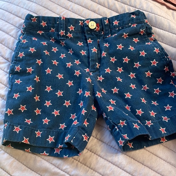 boys 3T crewcuts navy and red stars shorts - Picture 1 of 6